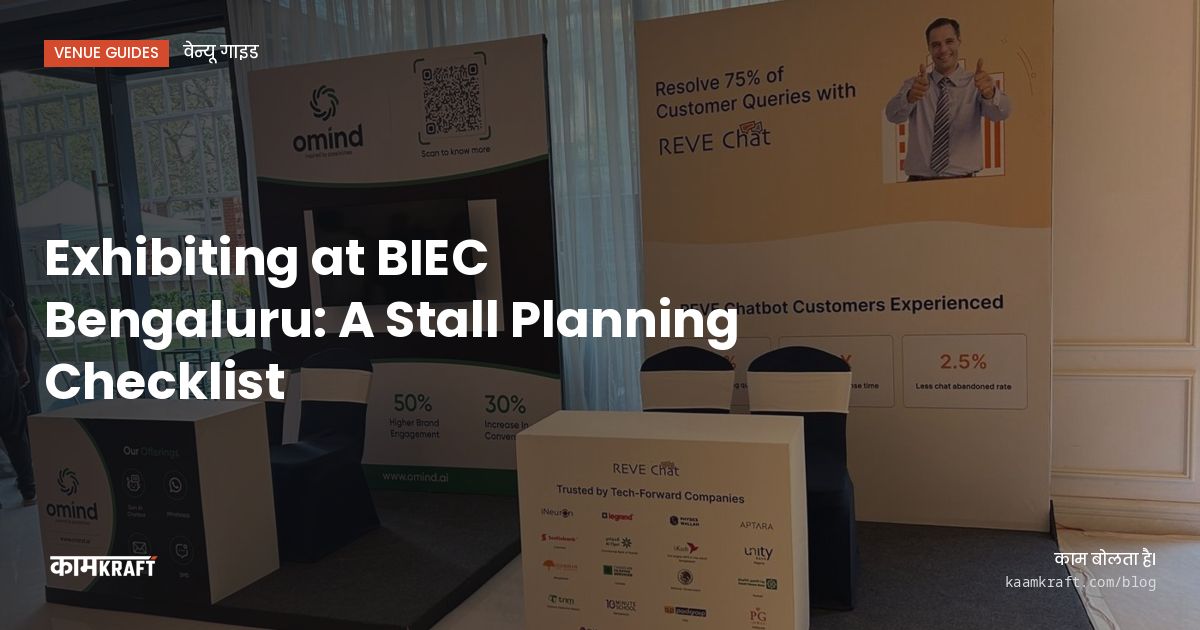 Cover: Exhibiting at BIEC Bengaluru: A Stall Planning Checklist