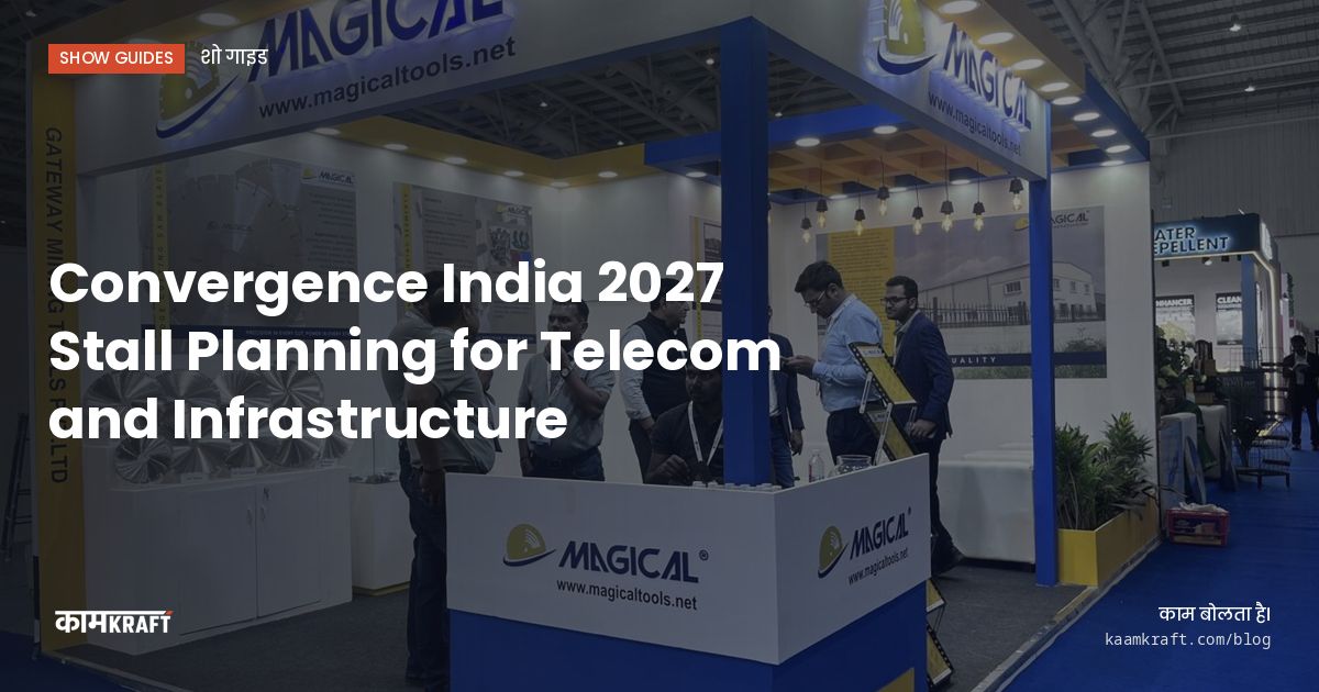 Cover: Convergence India 2027 Stall Planning for Telecom and Infrastructure