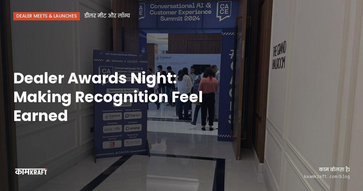 Cover: Dealer Awards Night: Making Recognition Feel Earned