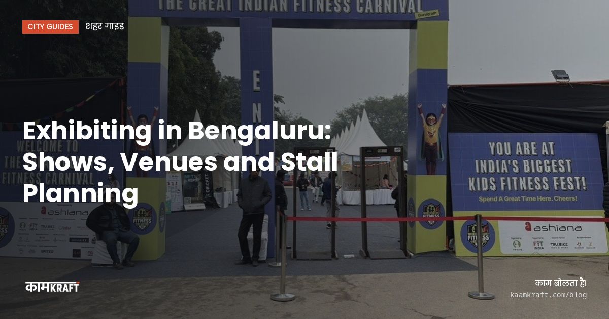 Cover: Exhibiting in Bengaluru: Shows, Venues and Stall Planning
