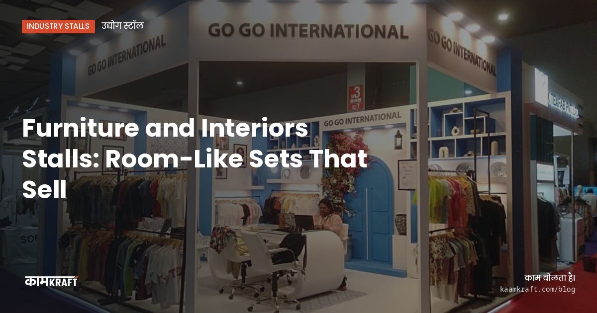 Cover: Furniture and Interiors Stalls: Room-Like Sets That Sell