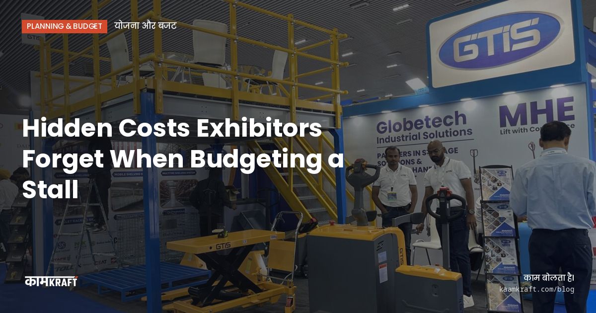Cover: Hidden Costs Exhibitors Forget When Budgeting a Stall