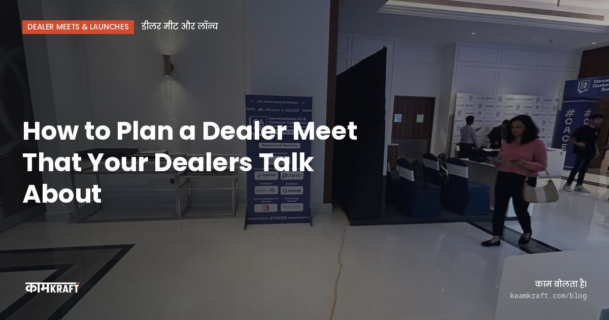 Cover: How to Plan a Dealer Meet That Your Dealers Talk About