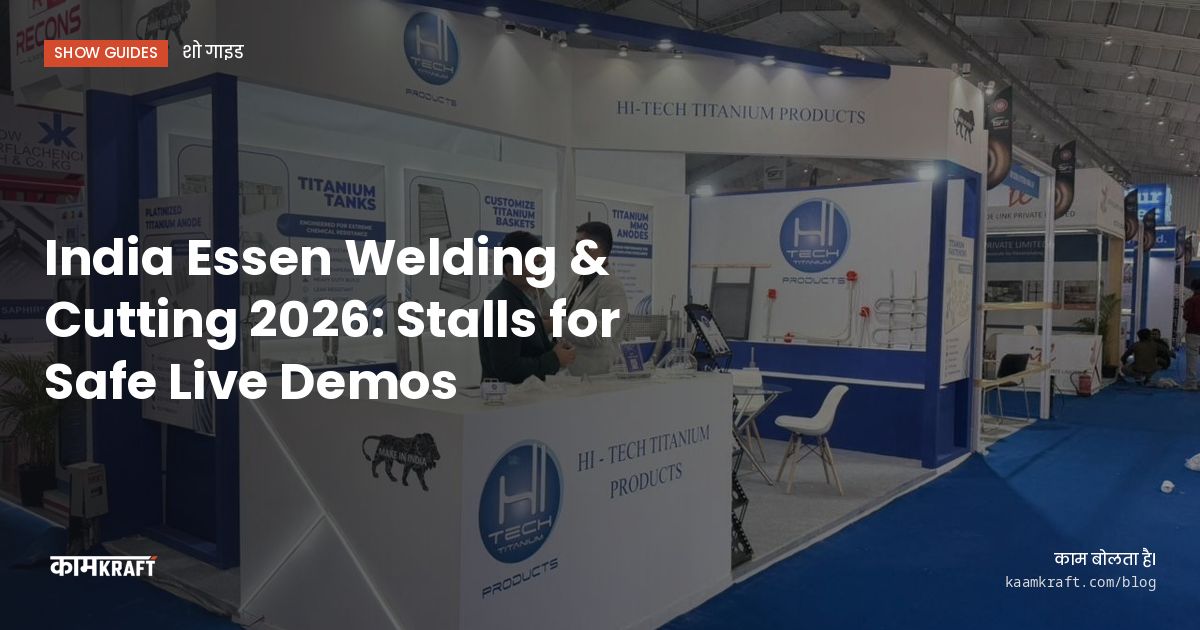 Cover: India Essen Welding & Cutting 2026: Stalls for Safe Live Demos