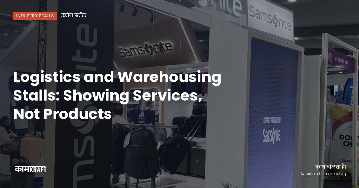 Cover: Logistics and Warehousing Stalls: Showing Services, Not Products