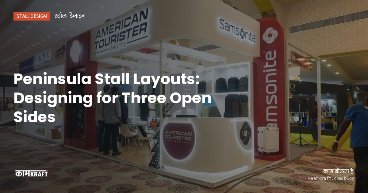 Cover: Peninsula Stall Layouts: Designing for Three Open Sides