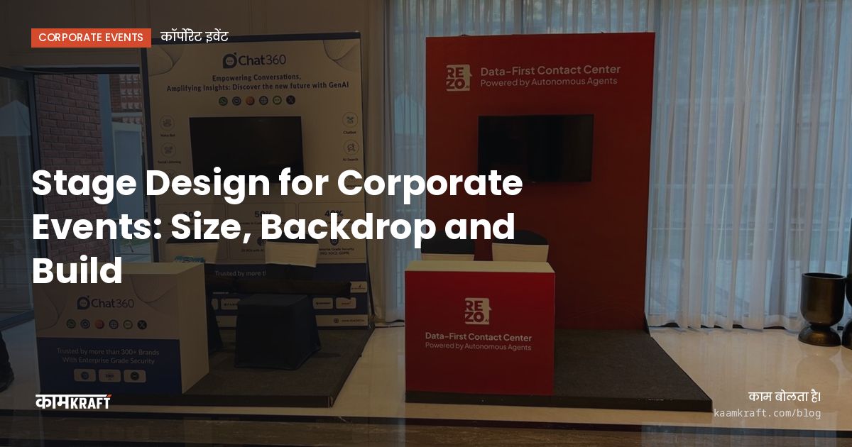 Cover: Stage Design for Corporate Events: Size, Backdrop and Build