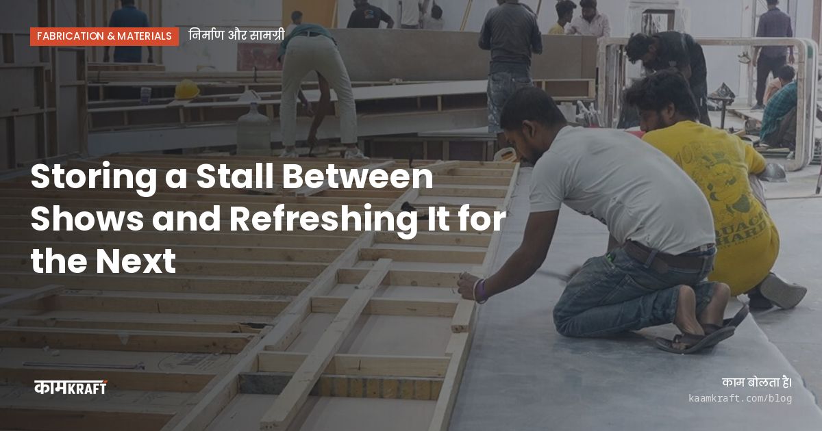 Cover: Storing a Stall Between Shows and Refreshing It for the Next