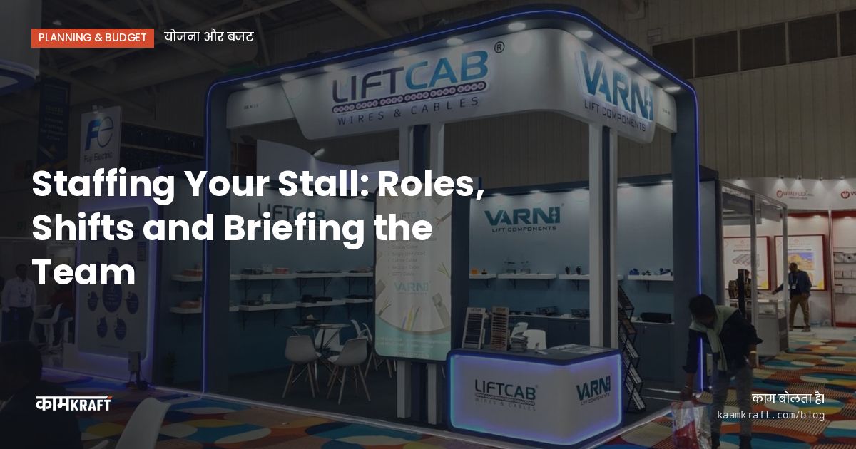 Cover: Staffing Your Stall: Roles, Shifts and Briefing the Team
