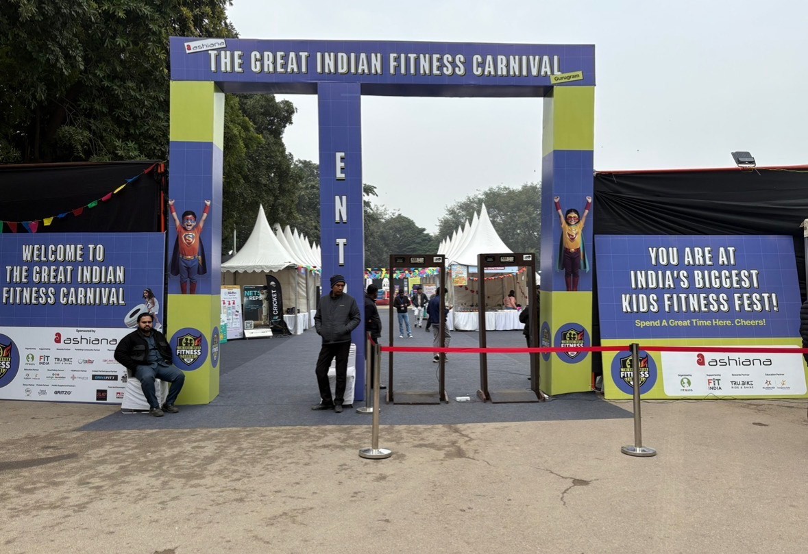 Great Indian Fitness Carnival entry arch