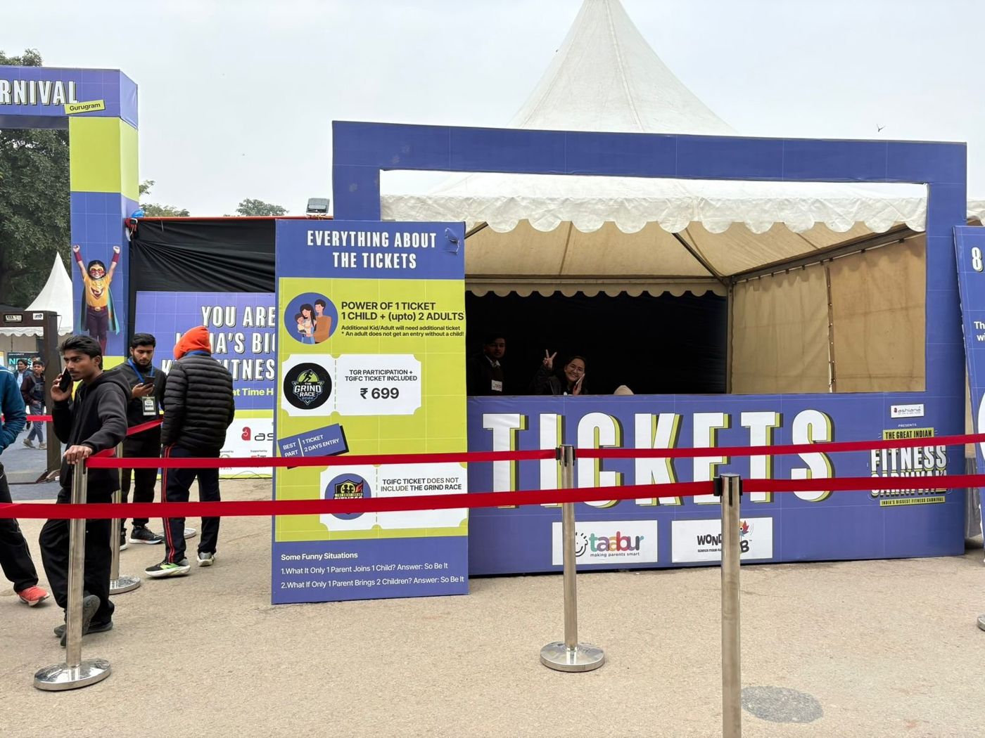 The Great Indian Fitness Carnival, built by KaamKRAFT
